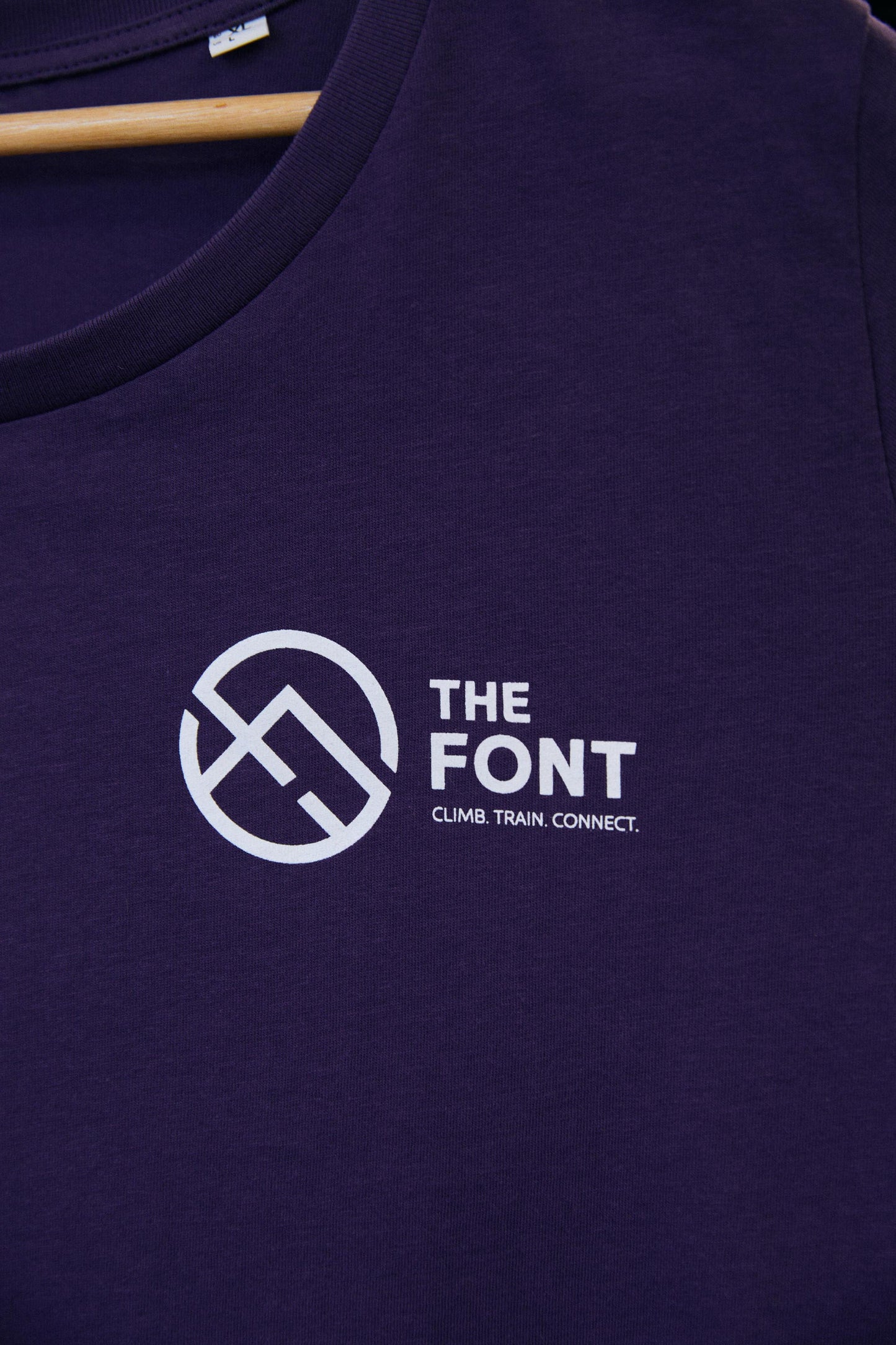 Purple haze Women's Font logo Tee