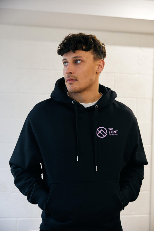 Oversized Font Hoodie